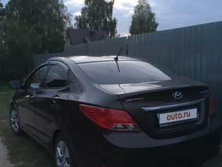 2015 Hyundai Solaris I Рестайлинг, коричневый, 850000 рублей, вид 4