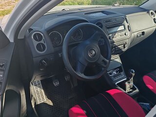 2014 Volkswagen Tiguan I Рестайлинг, белый, 1150000 рублей, вид 5