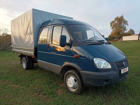 2009 ГАЗ ГАЗель (33023/330273) Фермер, синий, 950000 рублей, вид 4