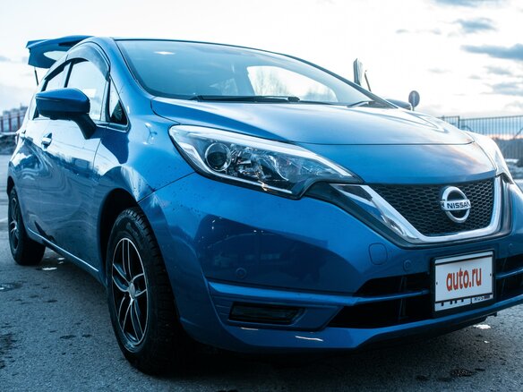 2017 Nissan Note II Рестайлинг, синий, 1130000 рублей - вид 12
