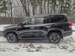 2009 Toyota Land Cruiser 200 Series, чёрный, 2900000 рублей, вид 4