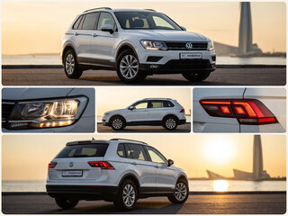 2018 Volkswagen Tiguan II, белый, 1815700 рублей, вид 1