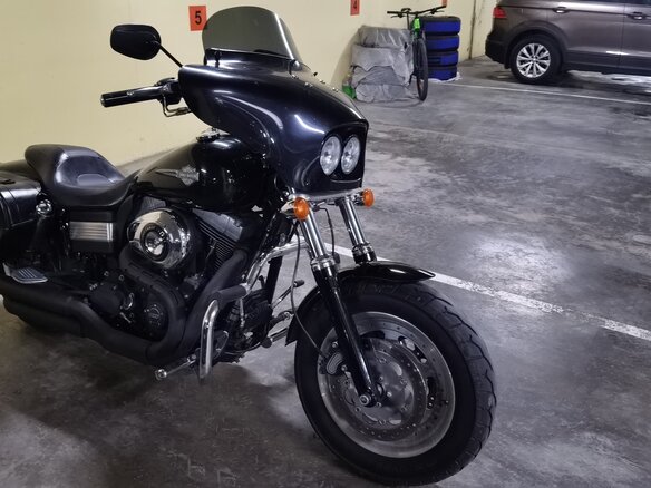 2013 Harley-Davidson Fat Bob, чёрный, 850000 рублей