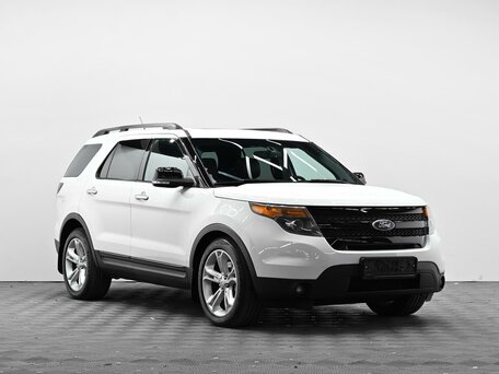 2014 Ford Explorer V, белый, 1295000 рублей, вид 2