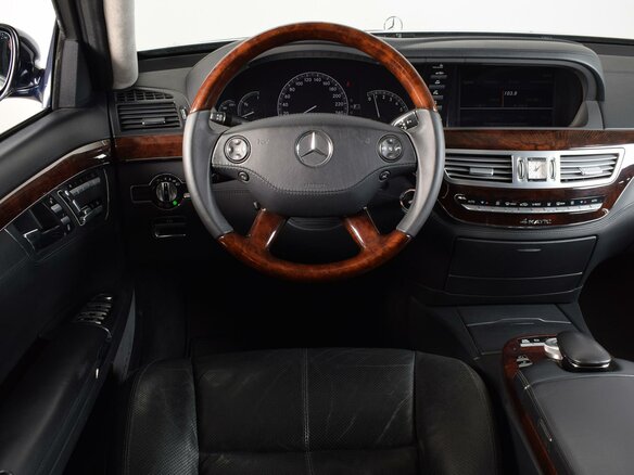 2007 Mercedes-Benz S-Класс 550 Long V (W221), синий - вид 4