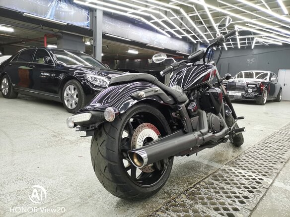 2013 Yamaha XVS1300, чёрный - вид 4