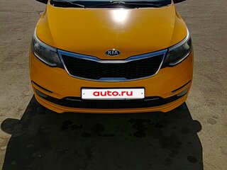 2015 Kia Rio III, жёлтый, 465700 рублей, вид 3