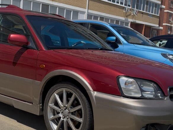 1999 Subaru Outback II, красный - вид 2