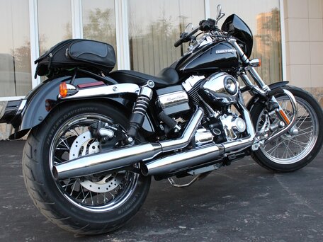 2012 Harley-Davidson Dyna Super Glide, чёрный, 925000 рублей, вид 4