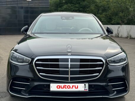2021 Mercedes-Benz S-Класс 350 d Long 4MATIC VII (W223), чёрный, 7500000 рублей, вид 3
