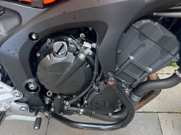 2007 Yamaha FZ6, оранжевый, 420000 рублей - вид 5