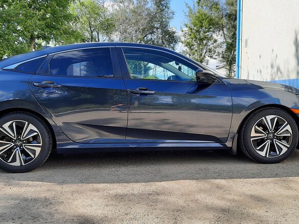 2016 Honda Civic X, синий - вид 6