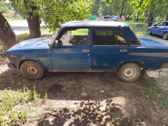 2003 Lada (ВАЗ) 2107, синий, 60000 рублей - вид 3
