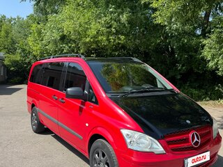 2014 Mercedes-Benz Vito 113 CDI L2 II (W639) Рестайлинг, красный, 1750000 рублей, вид 2