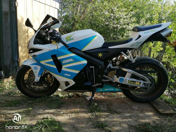 2005 Honda CBR 600RR, белый, 500000 рублей - вид 13