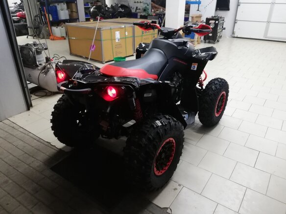 2019 BRP Can-Am Renegade 1000, красный - вид 4