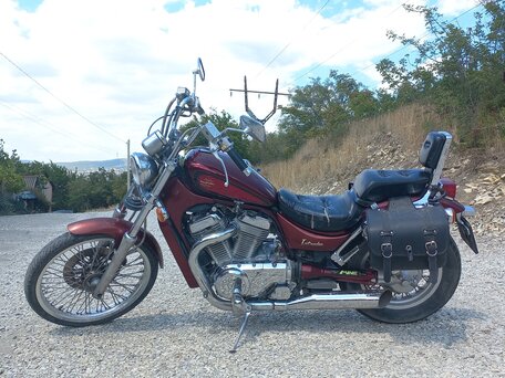 1995 Suzuki Intruder VS 400, красный, 250000 рублей, вид 4
