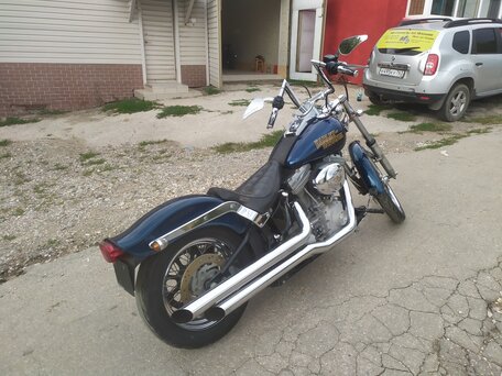 2001 Harley-Davidson Softail Standard, синий, 766000 рублей, вид 5