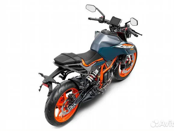 2025 KTM 390 Duke, синий - вид 5