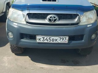 2010 Toyota Hilux, серебристый, 1518000 рублей, вид 1