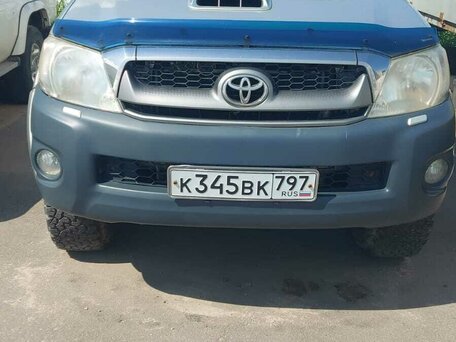 2010 Toyota Hilux, серебристый, 1518000 рублей, вид 1