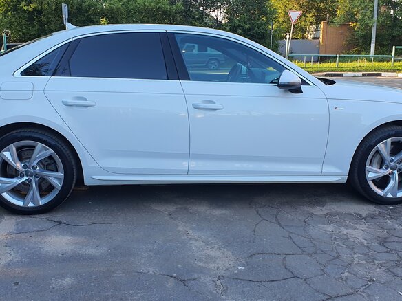 2019 Audi A4 V (B9), белый, 2700000 рублей - вид 7