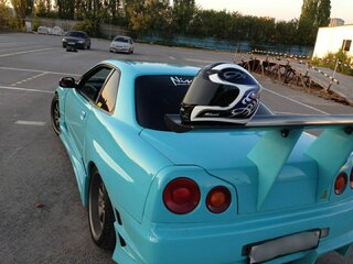 1998 Nissan Skyline X (R34), голубой, 3500000 рублей, вид 5