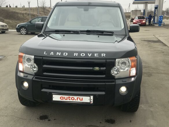 2007 Land Rover Discovery III, чёрный