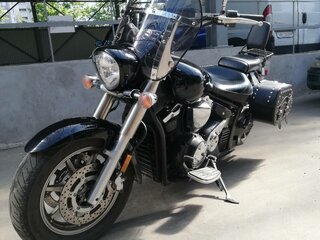 2009 Yamaha XVS1300, чёрный, 483958 рублей, вид 4