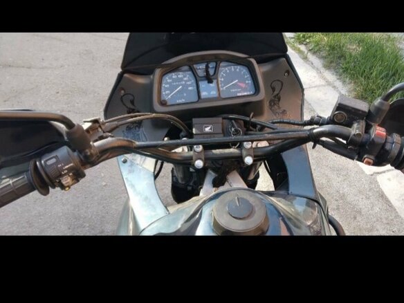 1996 Honda Transalp 400, синий, 300000 рублей - вид 12