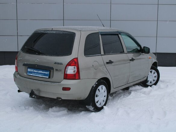 2012 Lada (ВАЗ) Kalina I, бежевый - вид 1