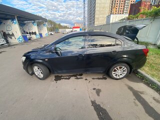 2013 Chevrolet Aveo II, чёрный, 870000 рублей, вид 4