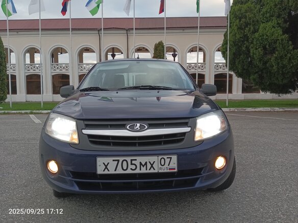 2014 Lada (ВАЗ) Granta I, синий, 395000 рублей - вид 12