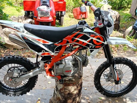 2024 Kayo Basic TT125, оранжевый, 80000 рублей, вид 3