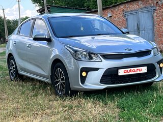2019 Kia Rio IV, серебристый, 1380000 рублей, вид 4