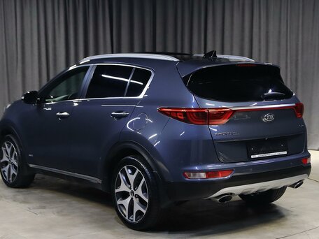 2016 Kia Sportage IV, синий, 1499000 рублей, вид 4