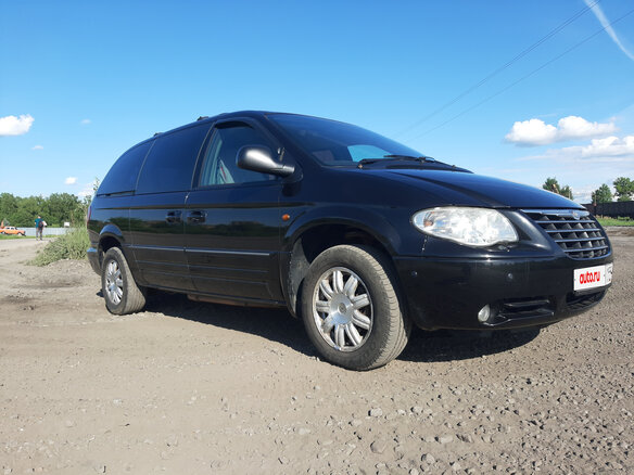 2007 Chrysler Voyager IV Рестайлинг, чёрный, 1800000 рублей - вид 6