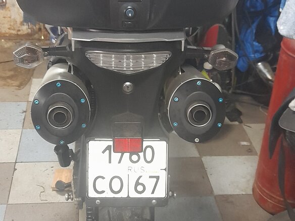 2004 Suzuki V-Strom 1000, синий, 560000 рублей - вид 12