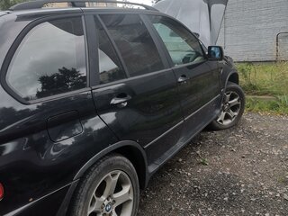 2003 BMW X5 3.0i I (E53), чёрный, 690000 рублей, вид 1