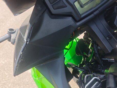 2017 Kawasaki ER-6F (Ninja 650R), зелёный, 530000 рублей, вид 5