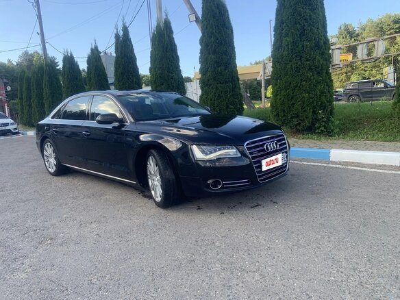 2011 Audi A8 Long III (D4), чёрный, 1999000 рублей - вид 2