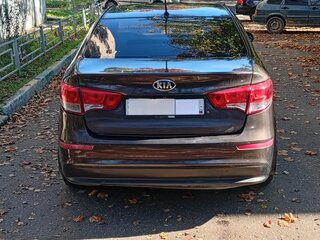 2015 Kia Rio III Рестайлинг, коричневый, 505000 рублей, вид 4