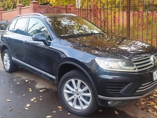 2015 Volkswagen Touareg II Рестайлинг, синий, 2850000 рублей, вид 2