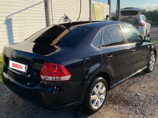 2013 Volkswagen Polo V, чёрный, 595000 рублей, вид 3