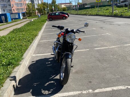 2017 Triumph Bonneville T100, красный, 650000 рублей, вид 3