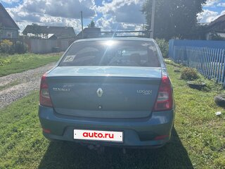 2011 Renault Logan I Рестайлинг, синий, 400000 рублей, вид 3