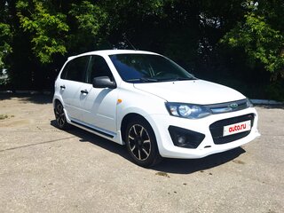 2017 Lada (ВАЗ) Kalina Sport II, белый, 670000 рублей, вид 3