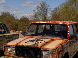 1985 Lada (ВАЗ) 2104 5-speed, фиолетовый, 80000 рублей, вид 1