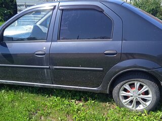 2011 Renault Logan I Рестайлинг, серый, 210000 рублей, вид 4
