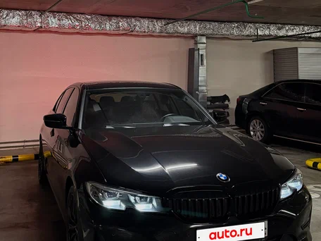 2021 BMW 3 серии 320i VII (G2x), чёрный, 3300000 рублей, вид 4